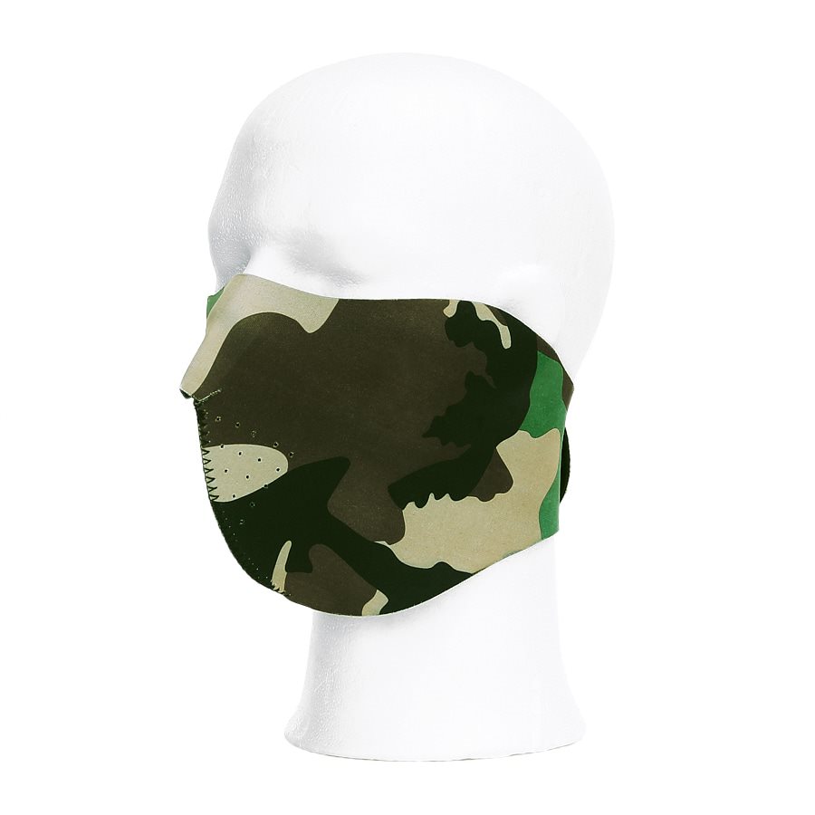 Levně 101INC maska neoprenová oboustranná WOODLAND