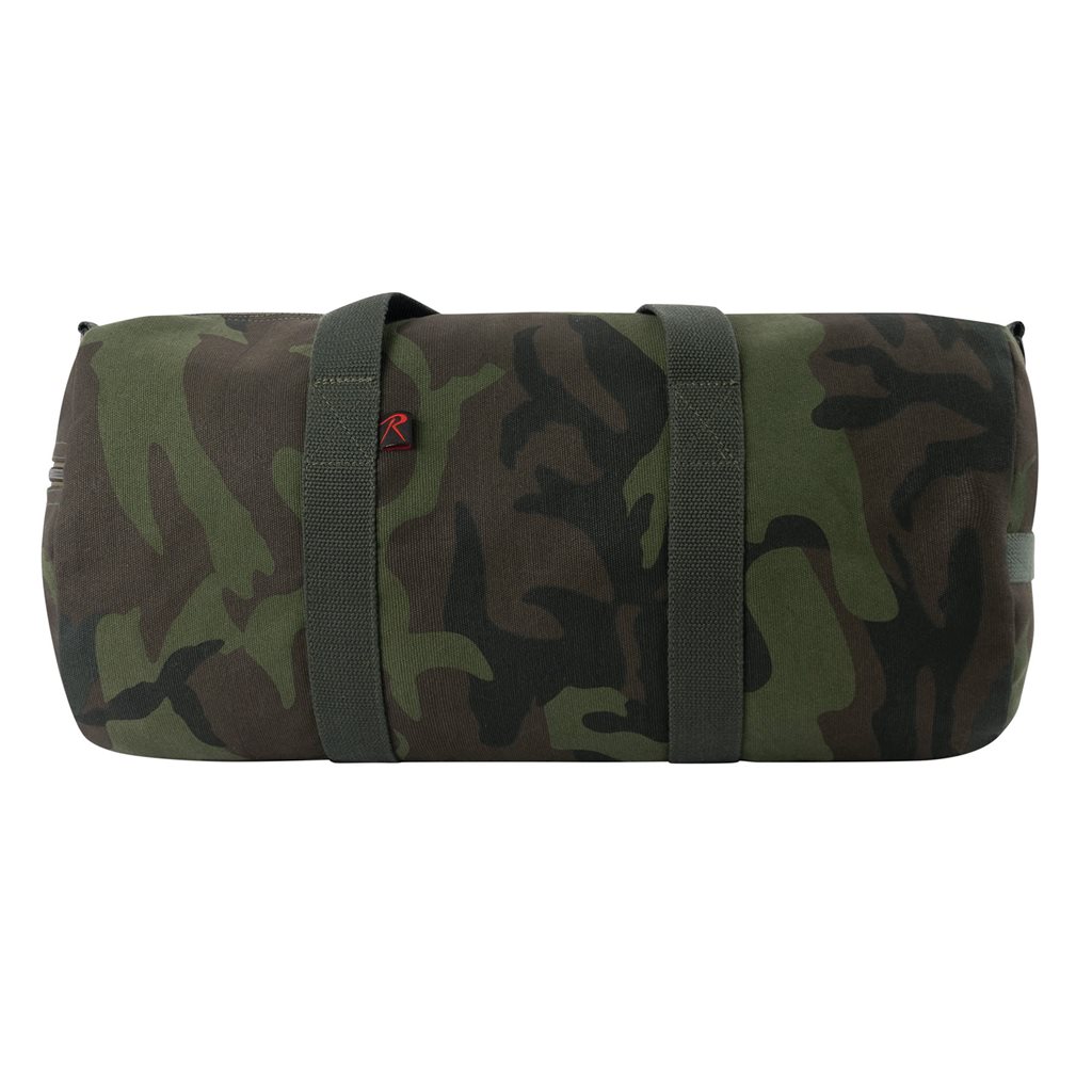 Taška přes rameno VÁLEC 48 x 23 cm bavlněná MIDNIGHT WOODLAND CAMO