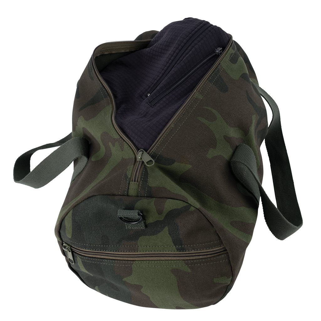 Taška přes rameno VÁLEC 48 x 23 cm bavlněná MIDNIGHT WOODLAND CAMO