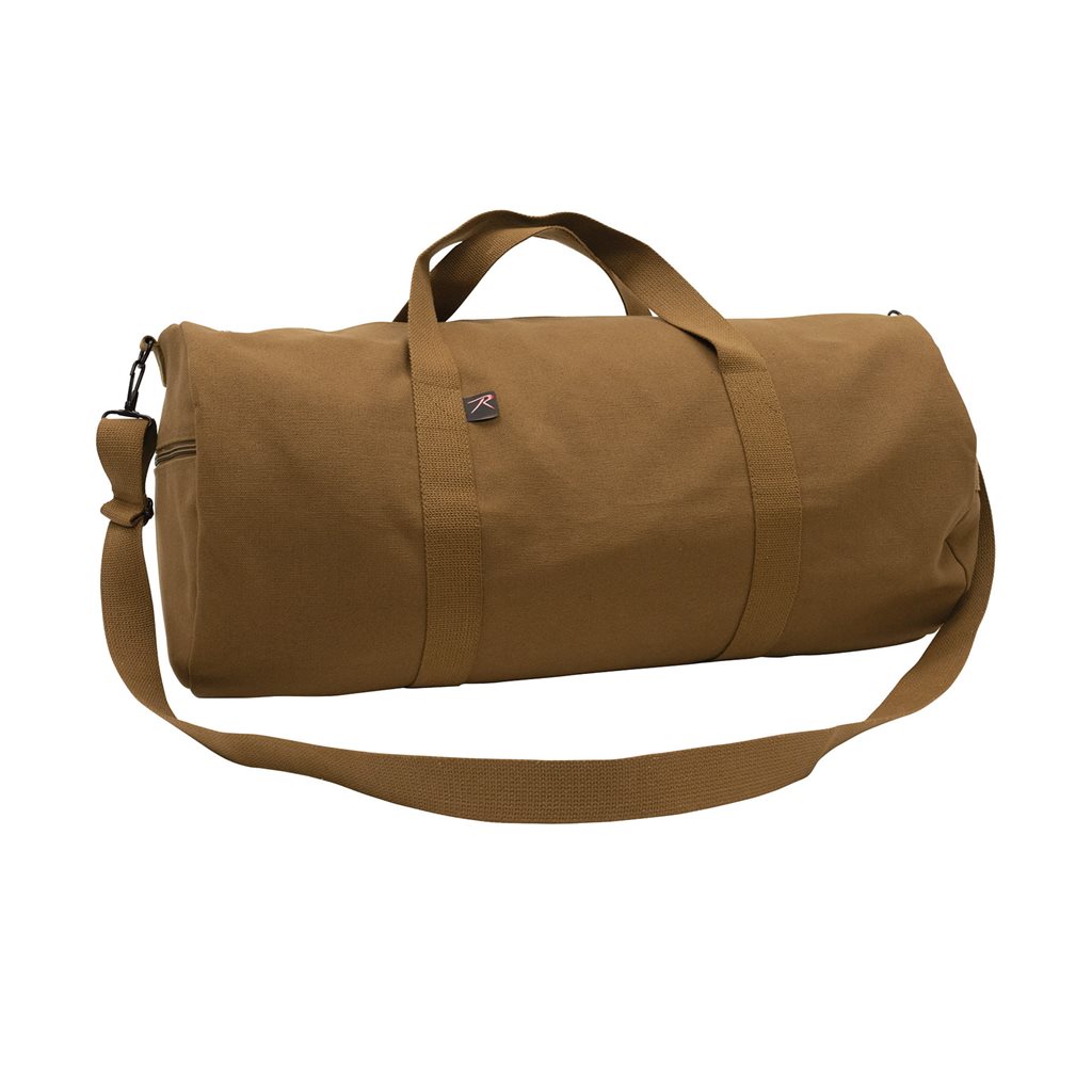 Levně ROTHCO taška přes rameno VÁLEC 48 x 23 cm bavlněná WORK BROWN