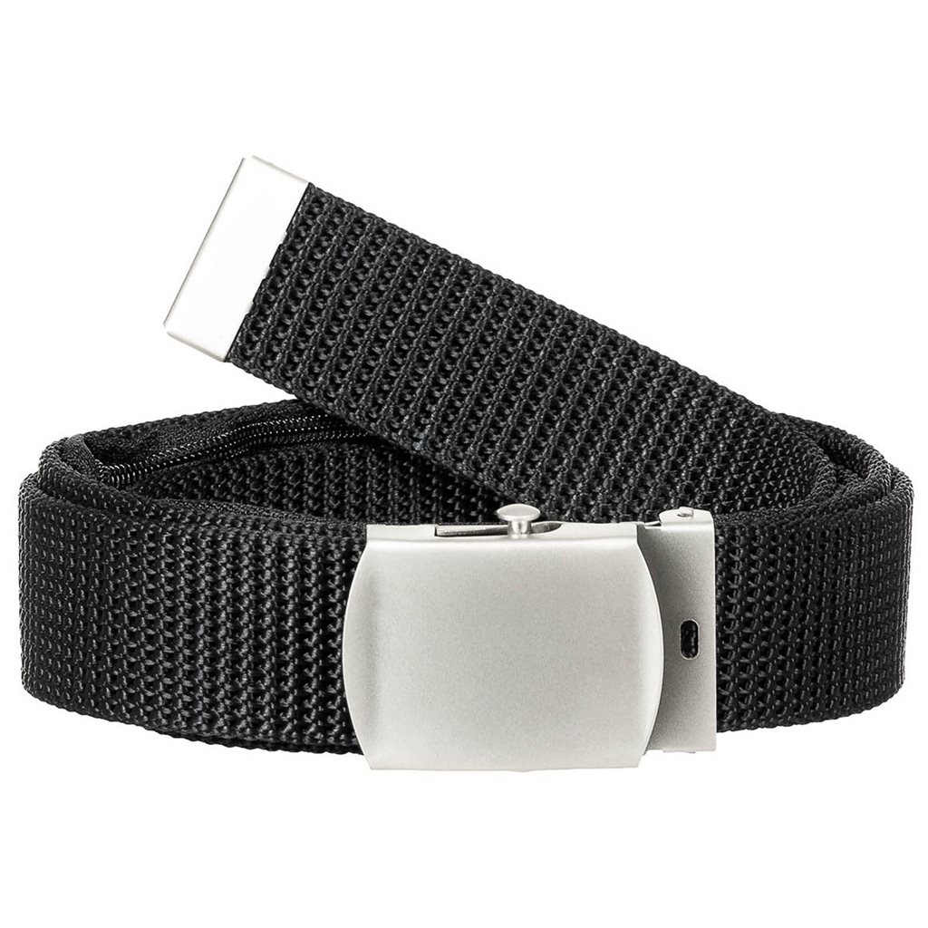 Levně MFH opasek se skrytou kapsou 32 mm ČERNÝ