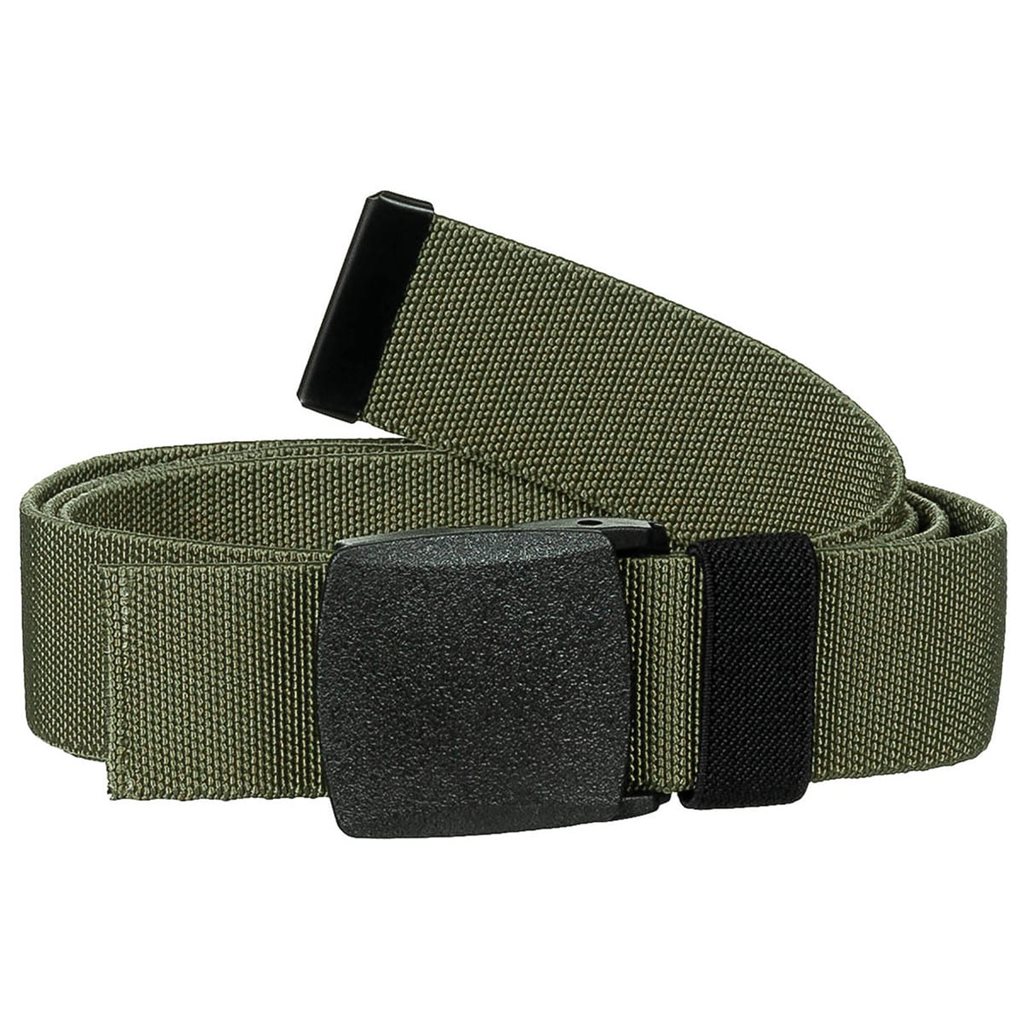 Levně MFH opasek elastický TACTICAL ZELENÝ