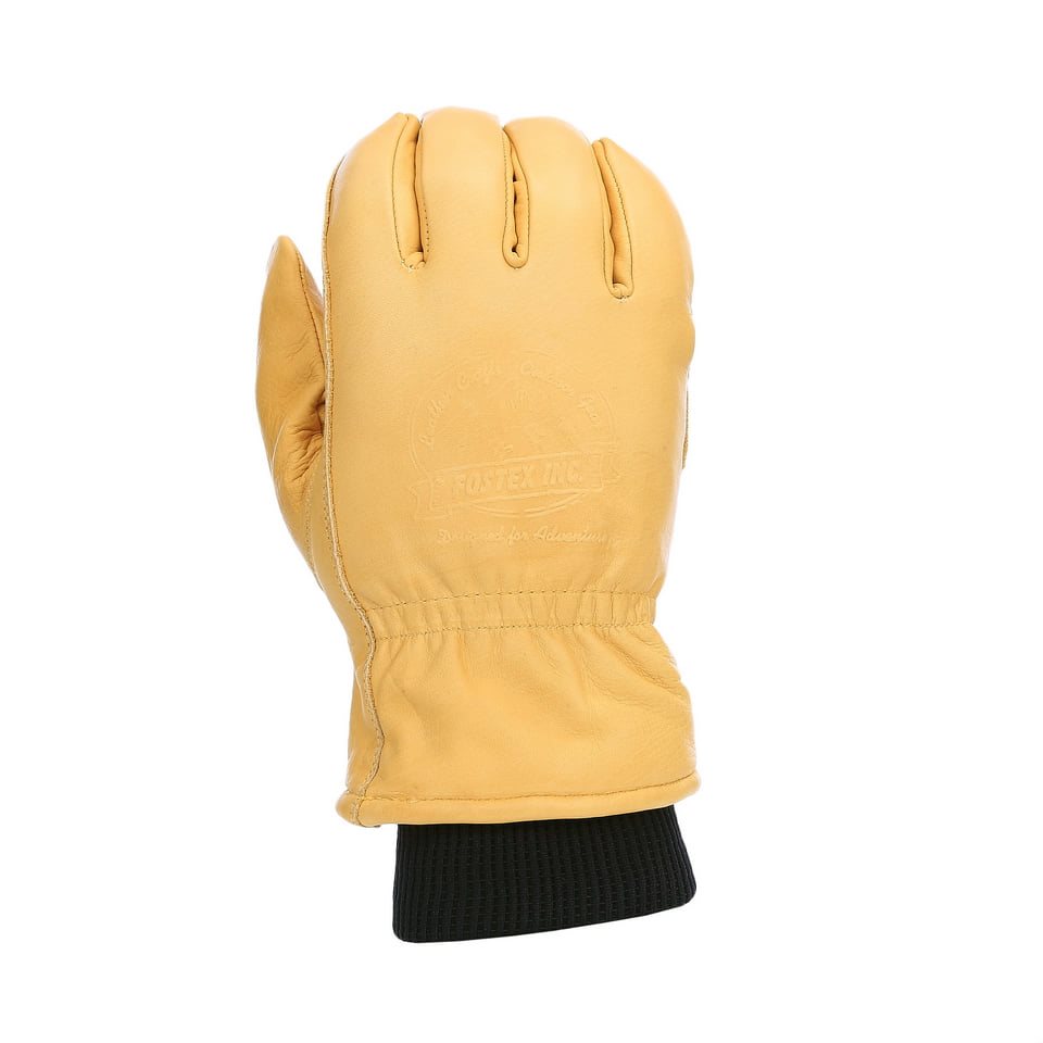 Levně Rukavice zimní OUTDOOR kožené PÍSKOVÉ