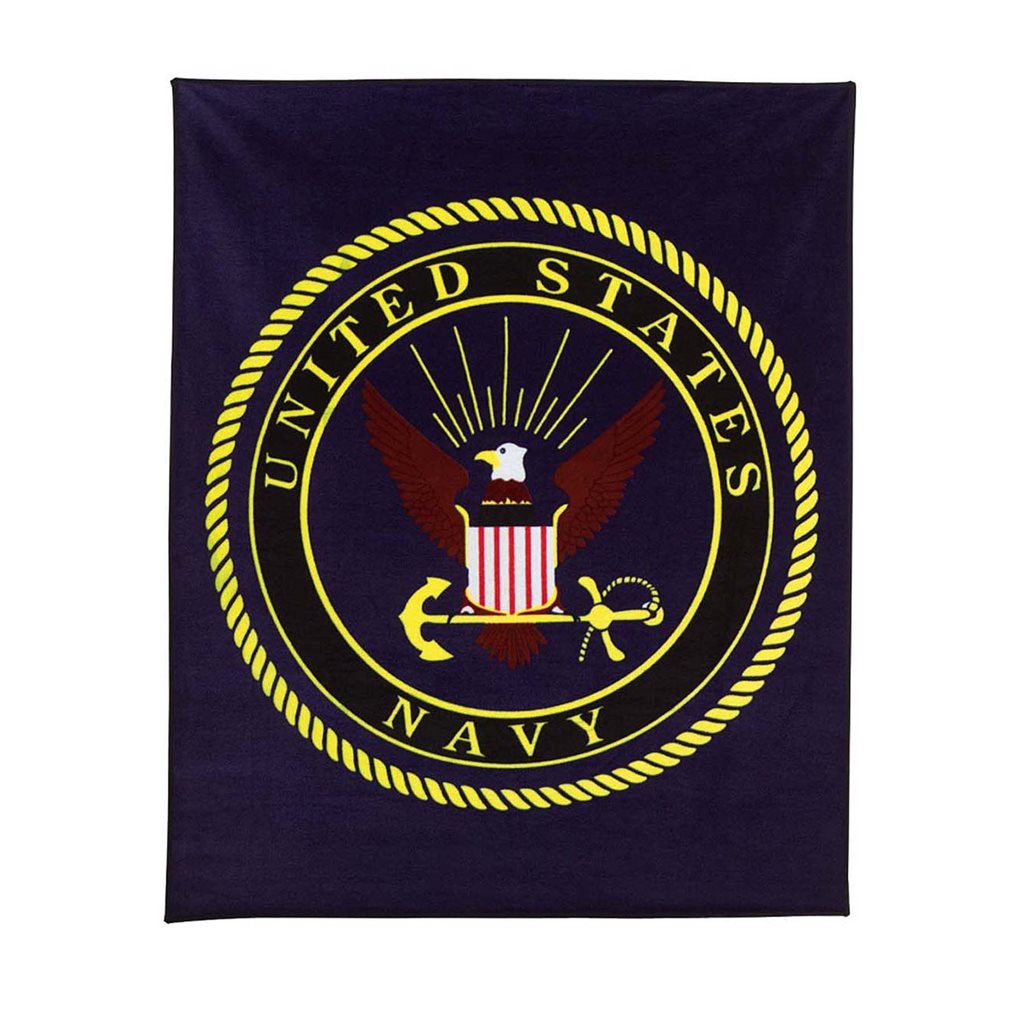 Levně ROTHCO deka fleecová US NAVY 125x150 MODRÁ