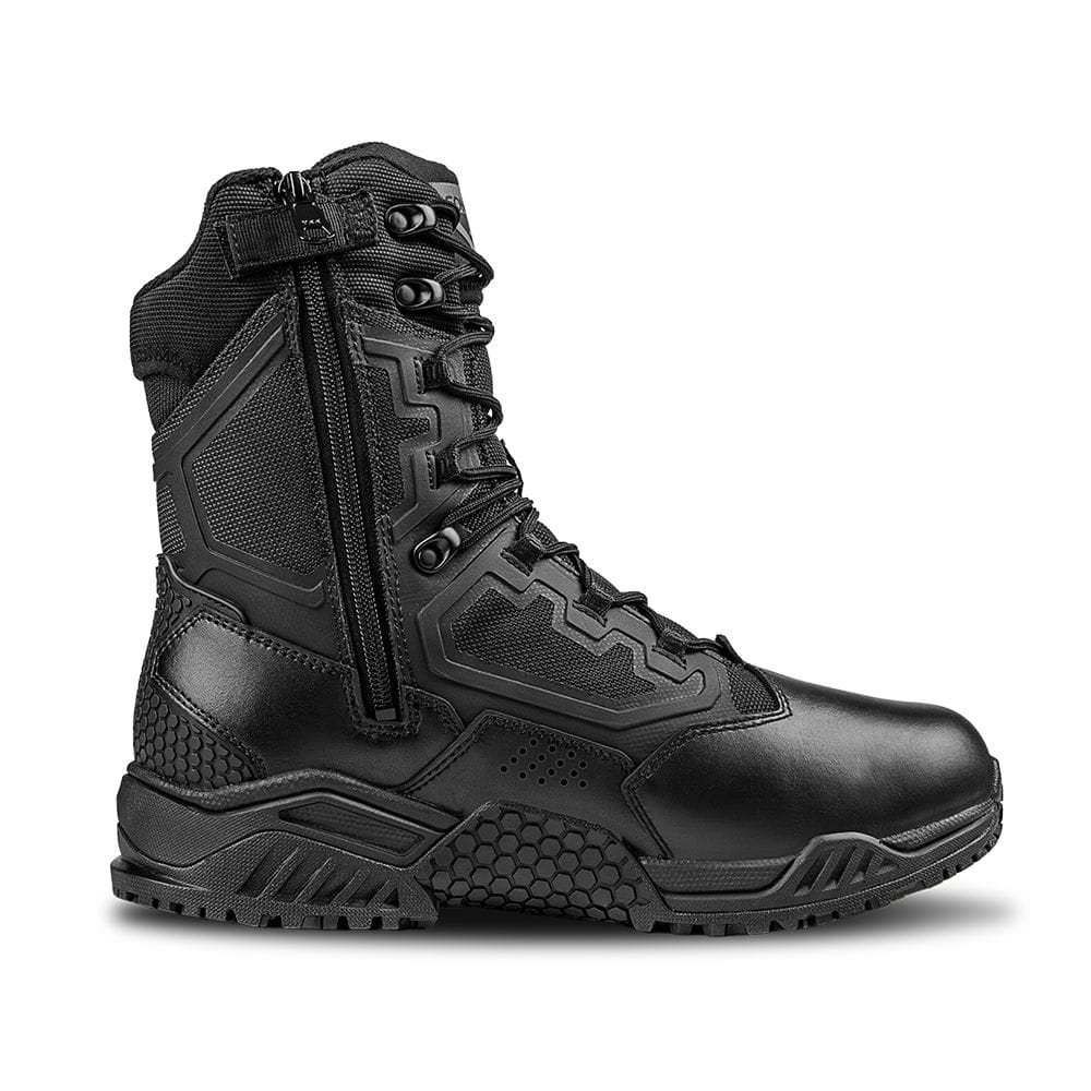 Boty taktické BRIGADE 8" se zipem ČERNÉ vel. US 9