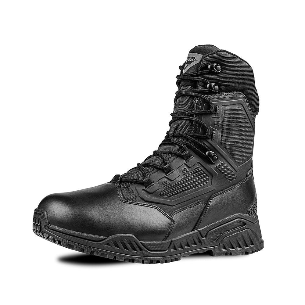 Boty taktické BRIGADE 8" se zipem ČERNÉ vel. US 10