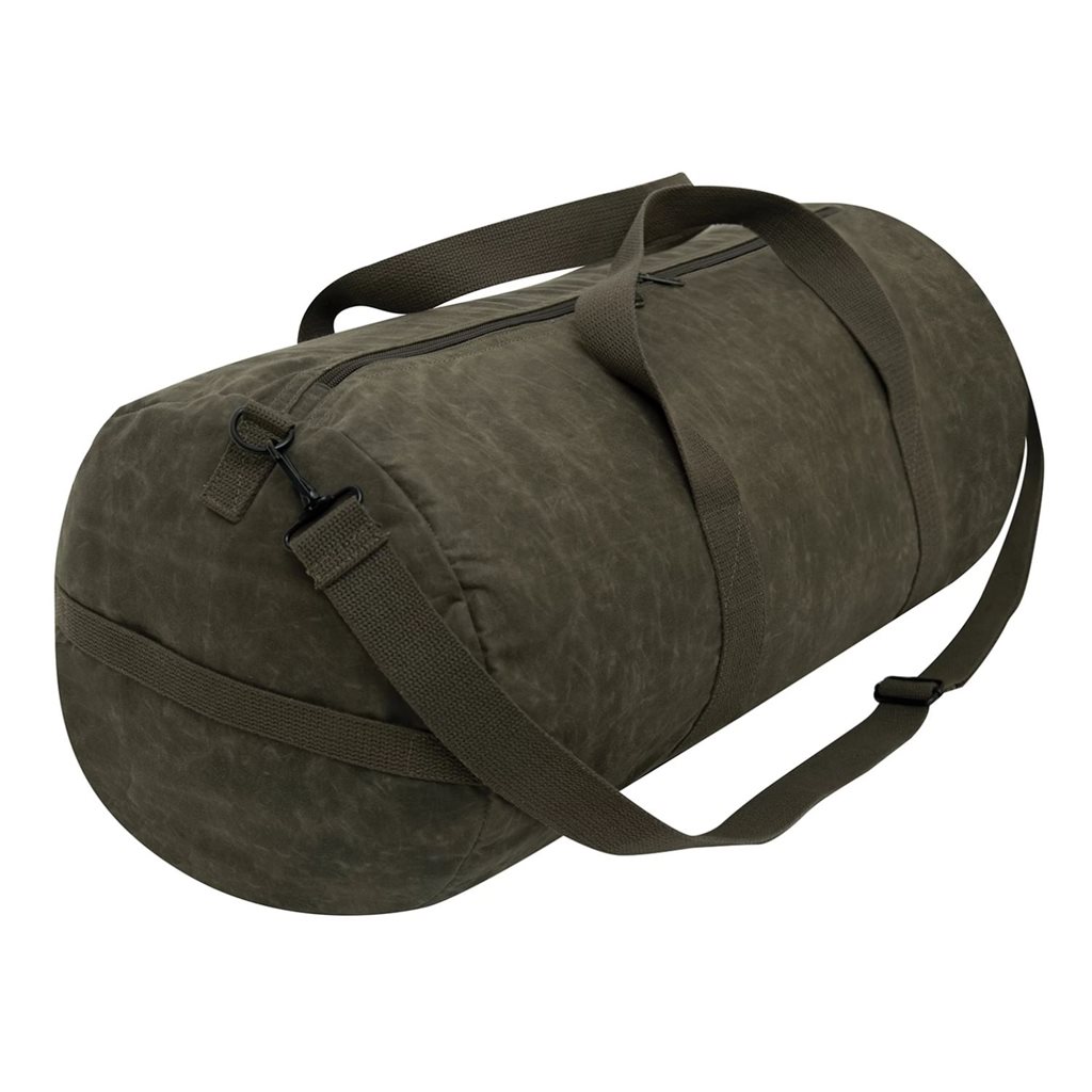 Taška WAXED DUFFLE BAG přes rameno 24" ZELENÁ