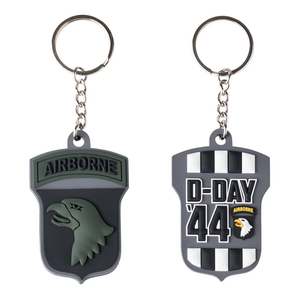 Levně FOSTEX klíčenka 101st AIRBORNE D-DAY 3D PVC