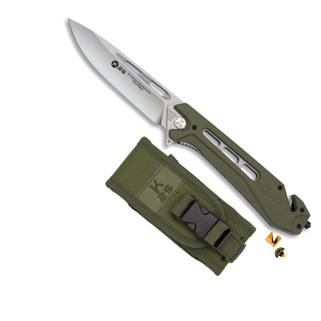 Nůž zavírací TACTICAL XL s pouzdrem ZELENÝ