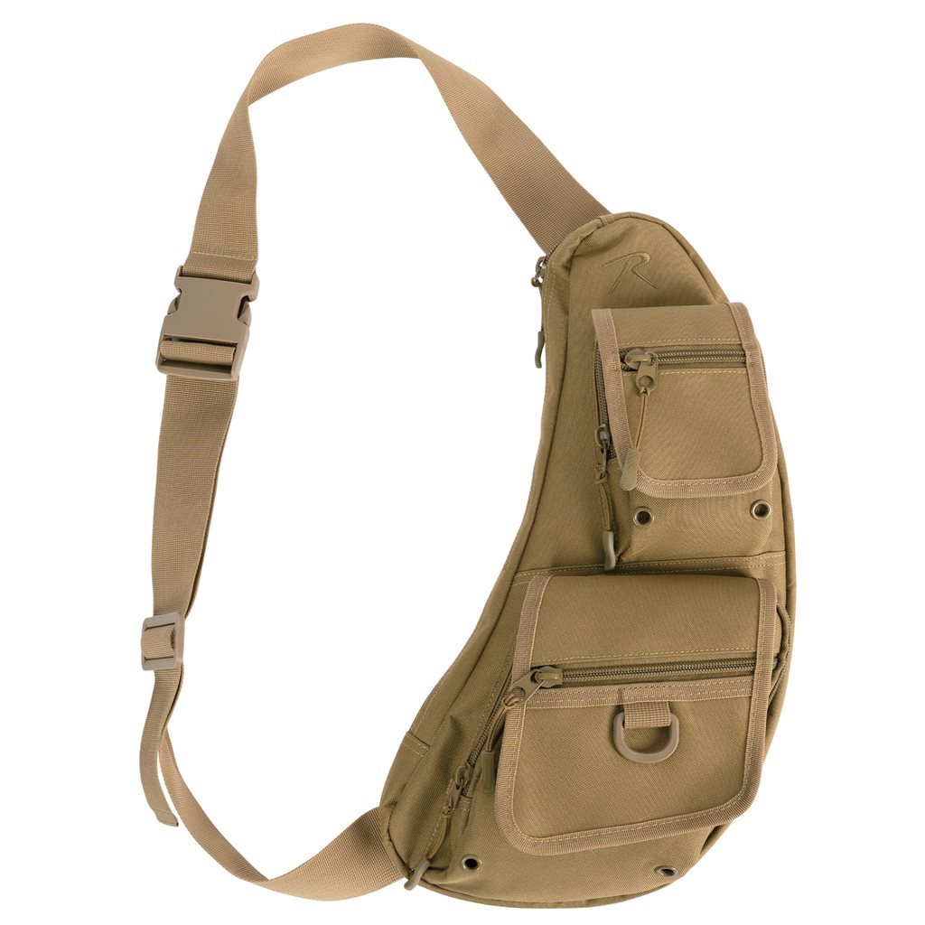 Levně ROTHCO taška CROSSBODY přes rameno COYOTE BROWN