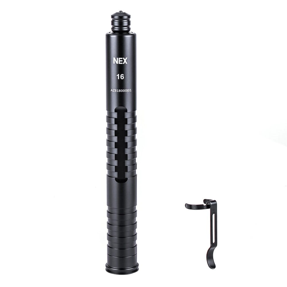 Levně NEXTORCH obušek teleskopický tlačítkový NEX WALKER 16" kompakt ČERNÝ