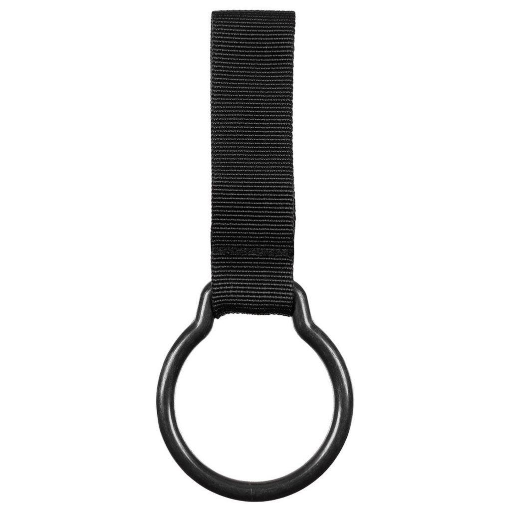 Levně MFH držák na svítilnu s kroužkem Nylon ČERNÝ