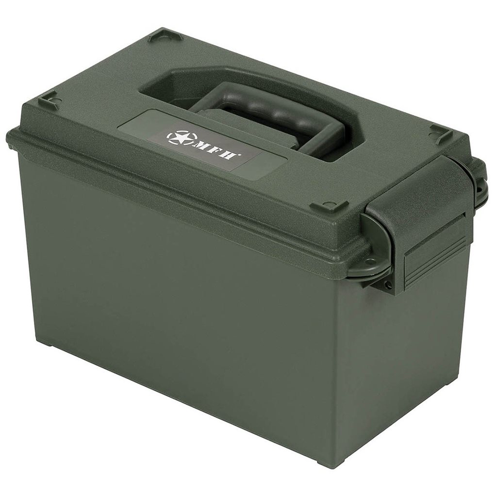 Levně MFH bedna na munici AMMO BOX plastová střední ZELENÁ