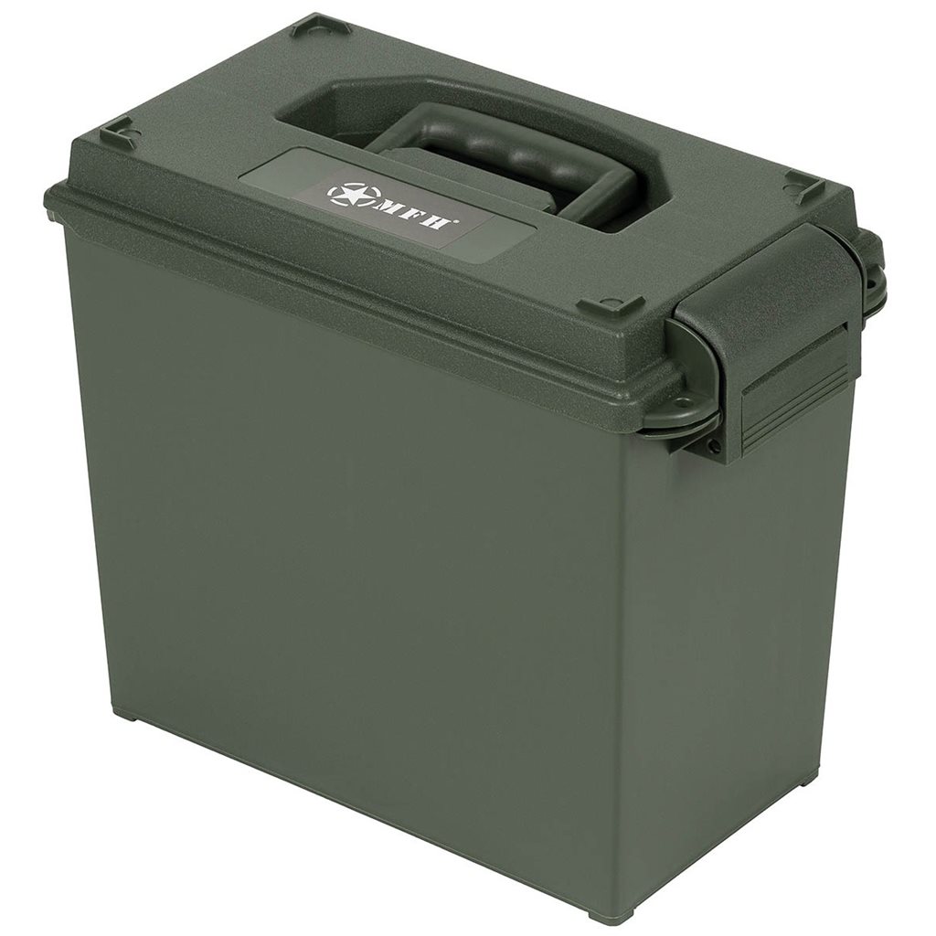 Levně MFH bedna na munici AMMO BOX plastová velká ZELENÁ