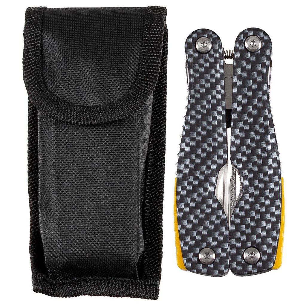 Kleště multifunkční CARBON Grip s pouzdrem ČERNÉ