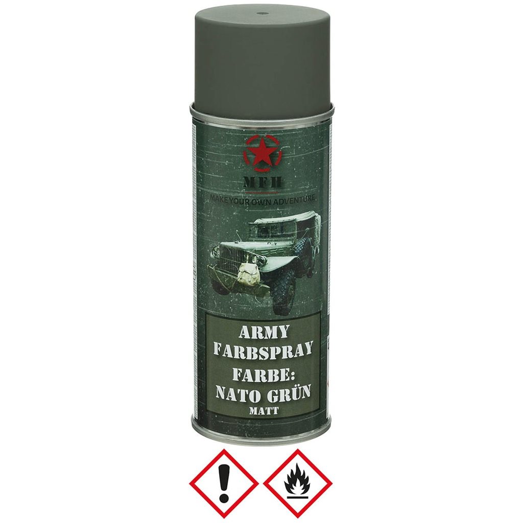 Levně MFH barva ARMY ve spreji 400ml NATO ZELENÁ