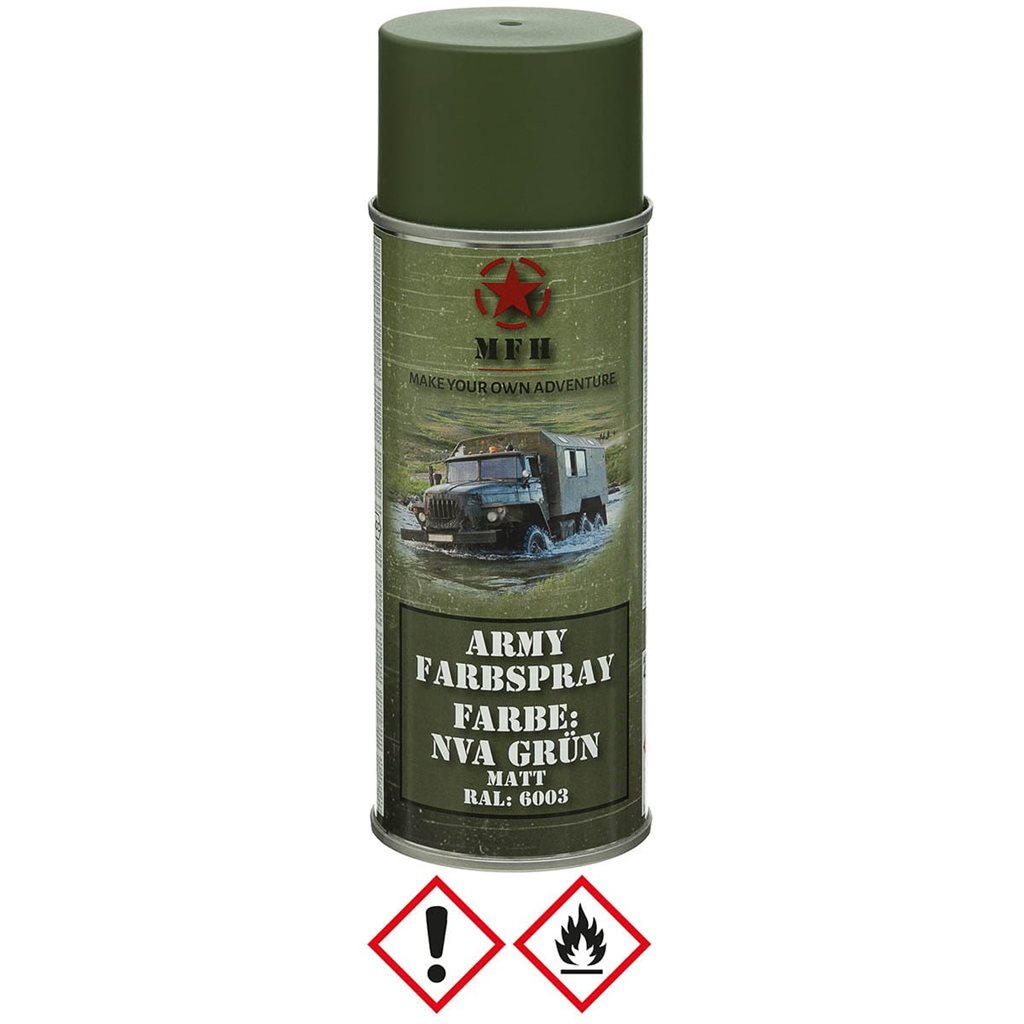 Levně MFH barva ARMY ve spreji 400ml NVA ZELENÁ