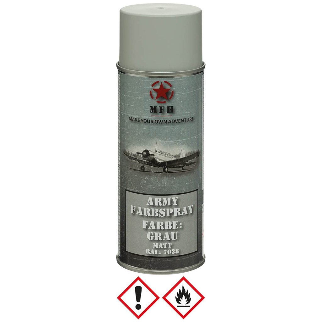 Levně MFH barva ARMY ve spreji 400ml ŠEDÁ