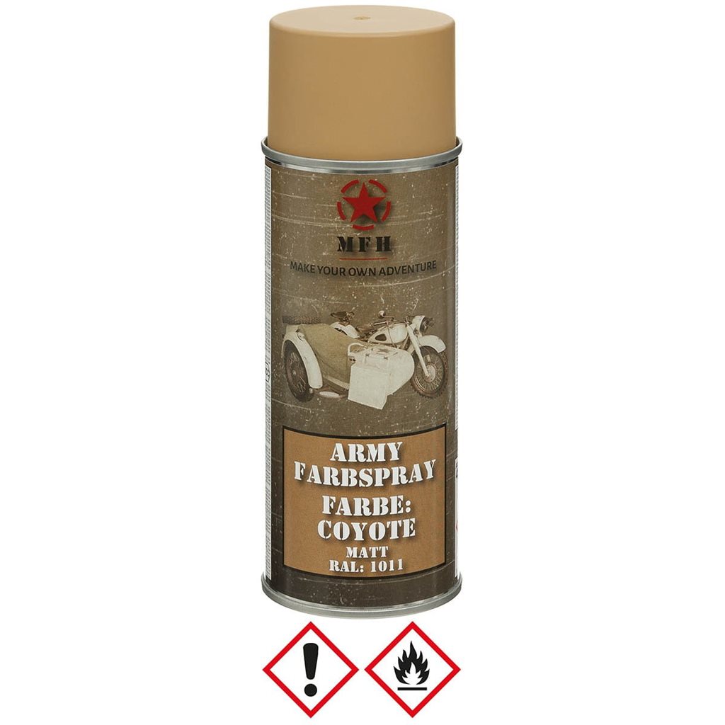 Levně MFH barva ARMY ve spreji 400ml COYOTE MATT