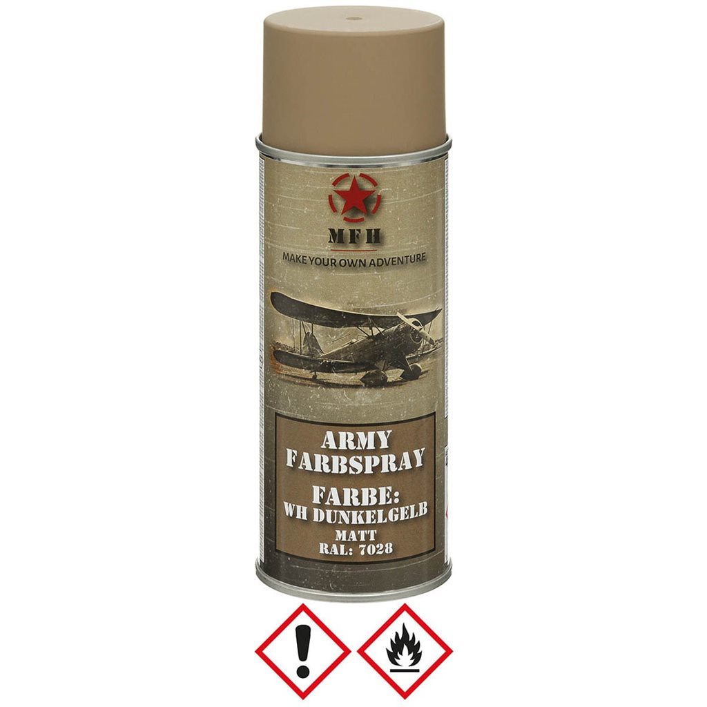 Levně MFH barva ARMY ve spreji 400ml WH DUNKELGELB