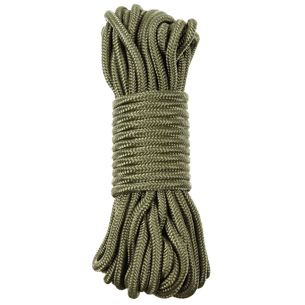 Levně MFH šňůra Polypropylen ø 7 mm / 15 m ZELENÁ