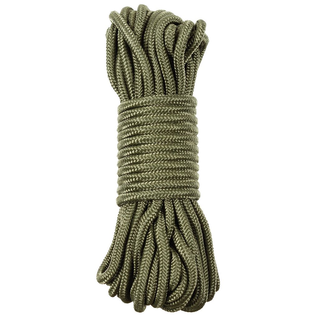 Levně MFH šňůra Polypropylen ø 9 mm / 15 m ZELENÁ