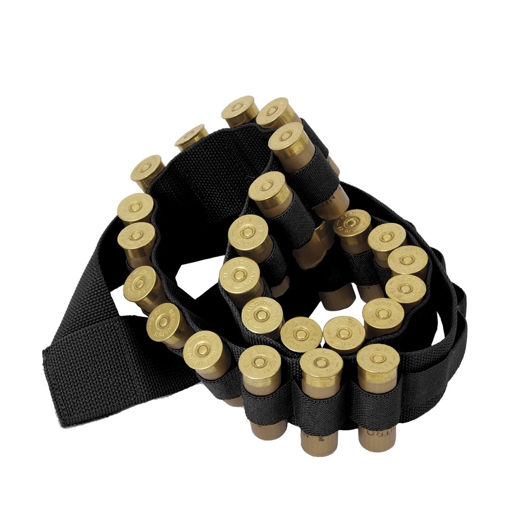 Levně ROTHCO pás BANDOLIER na náboje do brokovnice ČERNÝ