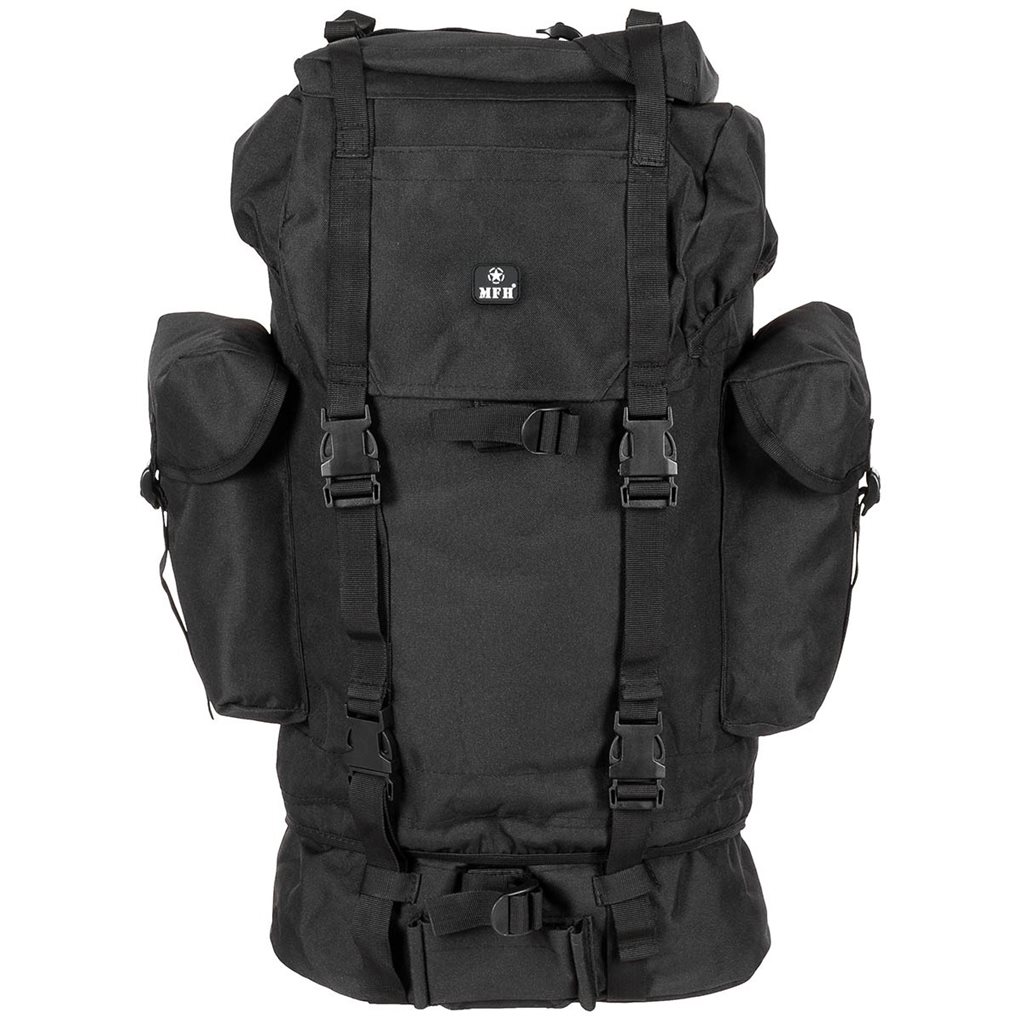 Levně MFH batoh bojový BW 65l ČERNÝ