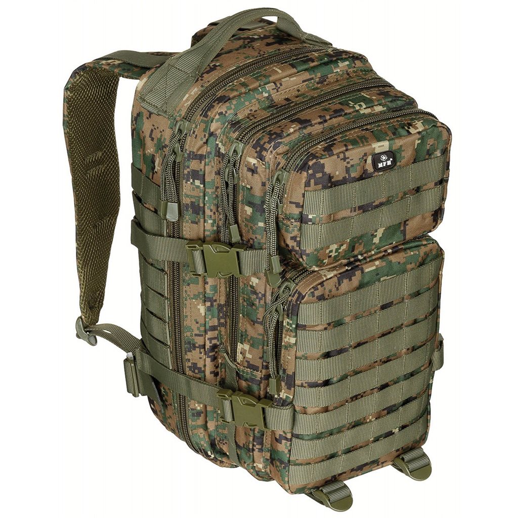 Levně MFH batoh ASSAULT I malý 30 ltr. DIGITAL WOODLAND