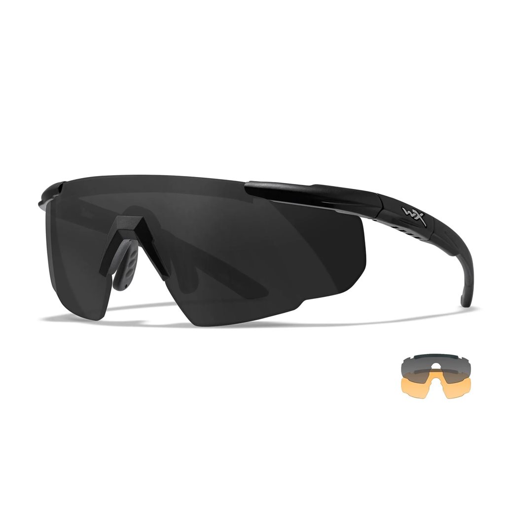 Levně WILEY X brýle střelecké SABER ADVANCED sada II 2 skla ČERNÝ rám