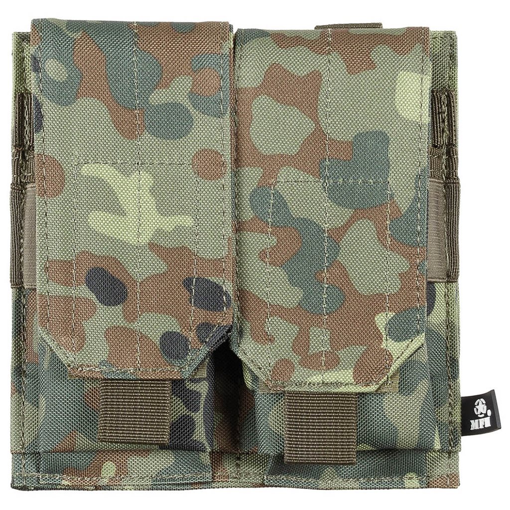 Levně MFH sumka MOLLE dvojitá na zásobníky M4/M16 FLECKTARN