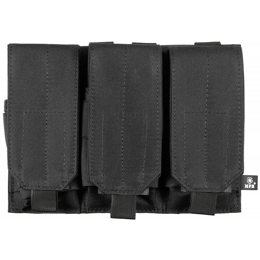 Levně MFH sumka MOLLE na zásobníky M4/M16 trojitá ČERNÁ