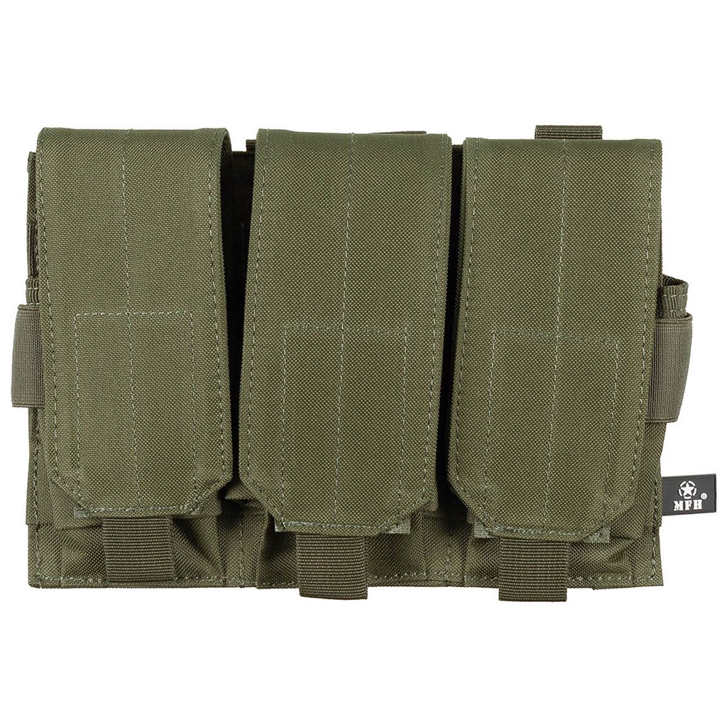 Levně MFH sumka MOLLE na zásobníky M4/M16 trojitá ZELENÁ
