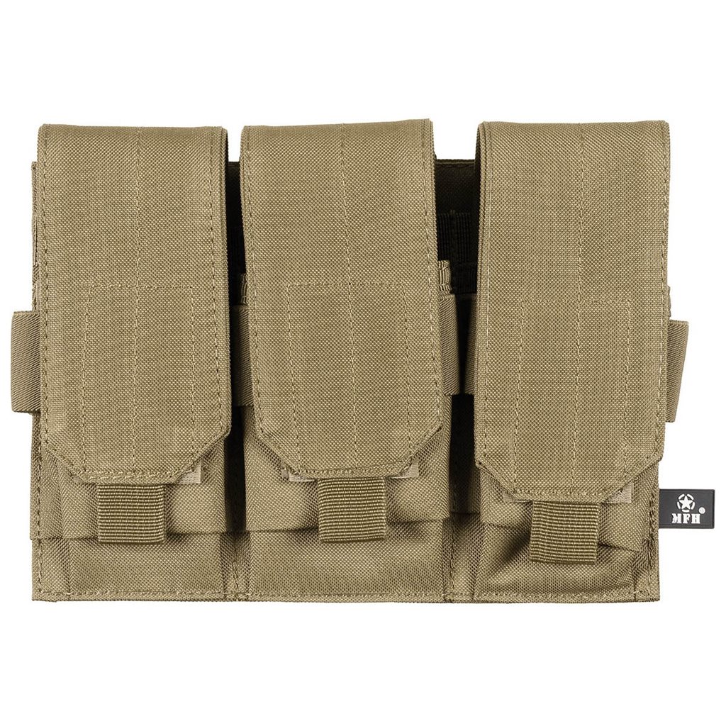Levně MFH sumka MOLLE na zásobníky M4/M16 trojitá COYOTE BROWN