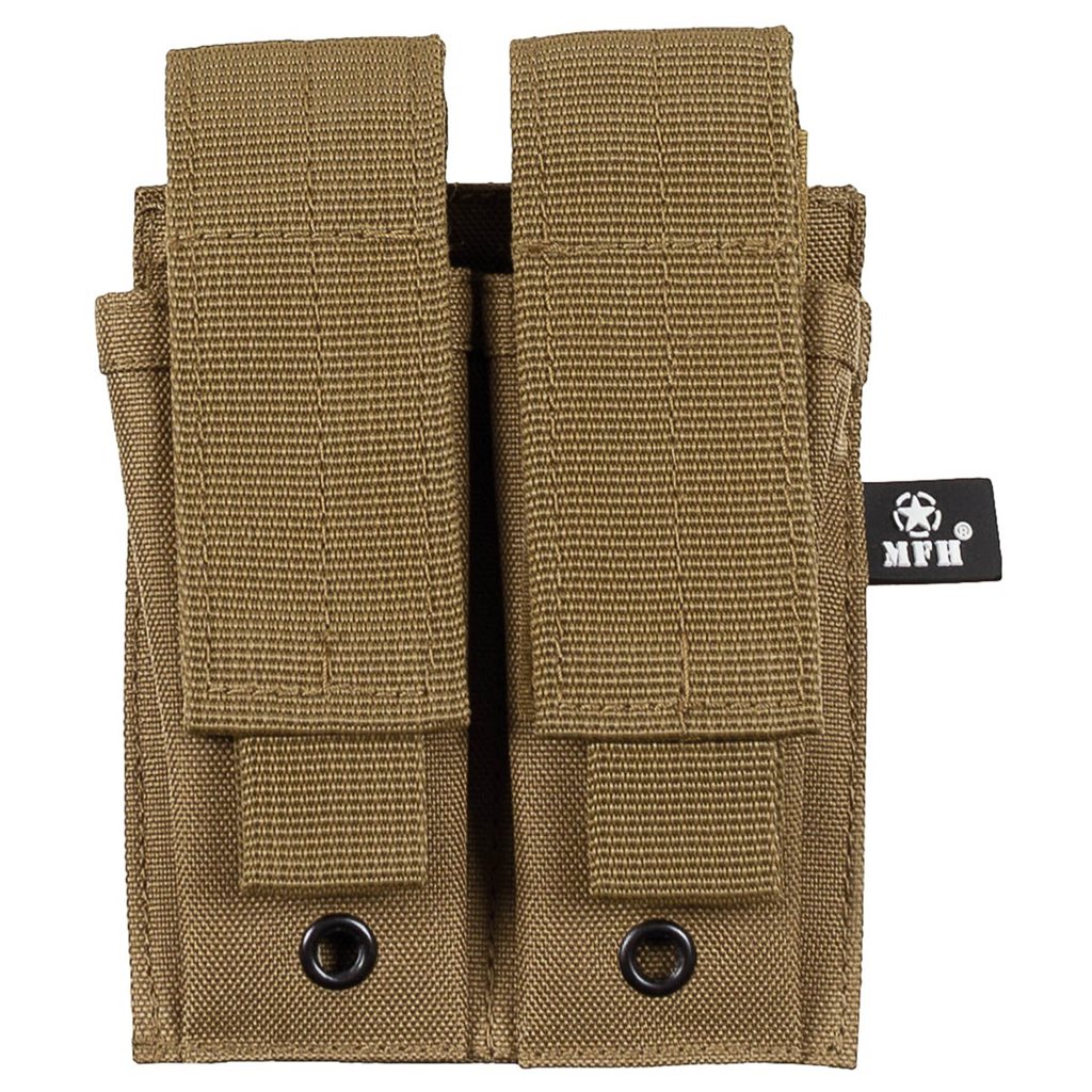 Levně MFH sumka MOLLE na dva pistolové zásobníky COYOTE BROWN