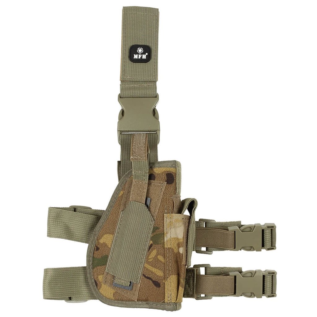 Levně MFH pouzdro stehenní na zbraň pravé OPERATION CAMO