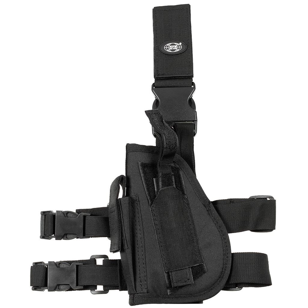 Levně MFH pouzdro stehenní na zbraň levé ČERNÉ