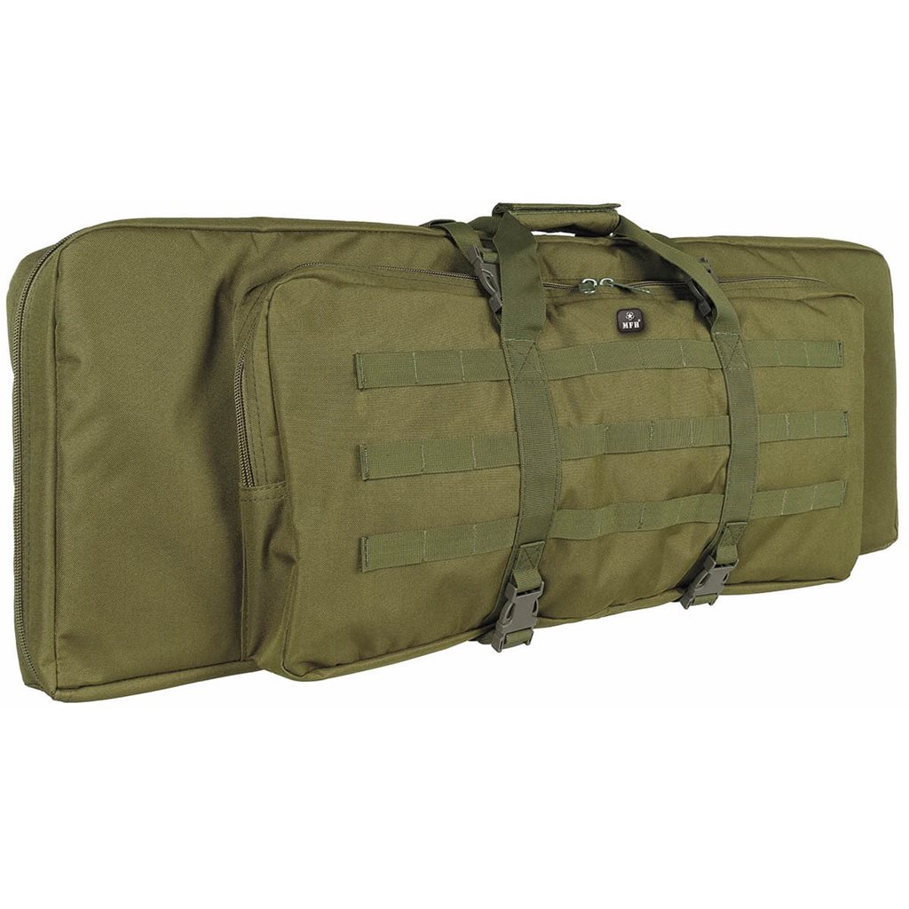 Levně MFH taška na dvě pušky 90cm MODULAR s popruhy na záda ZELENÁ