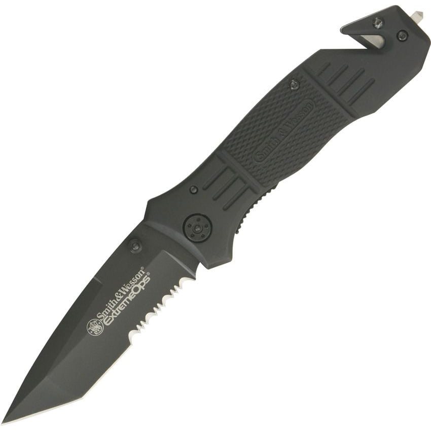 Levně Smith & Wesson nůž zavírací EXTREME OPS RESCUE ČERNÝ