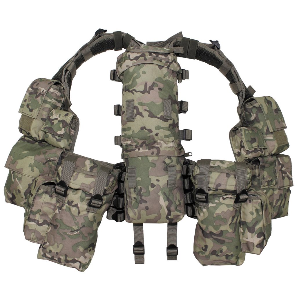 Levně MFH vesta taktická s 12 kapsami OPERATION CAMO