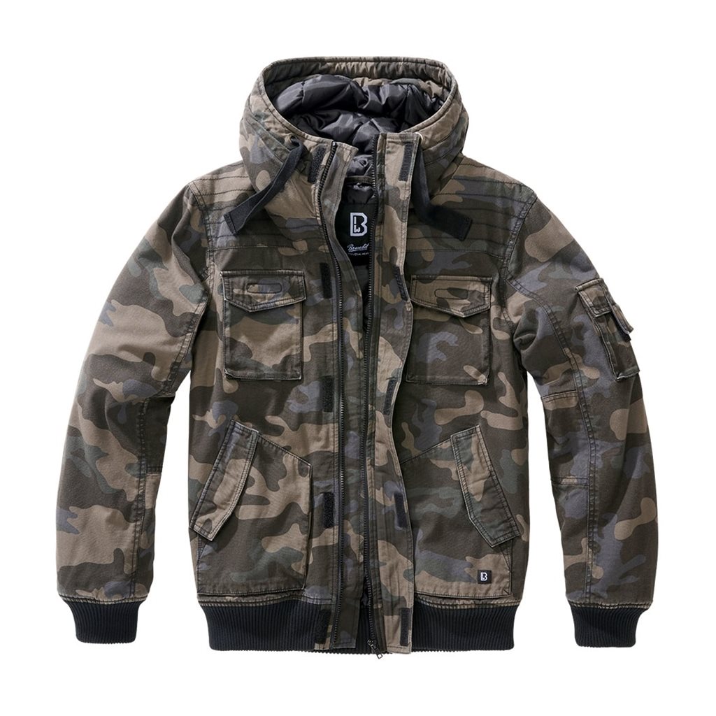 Levně Bunda BRONX DARK CAMO