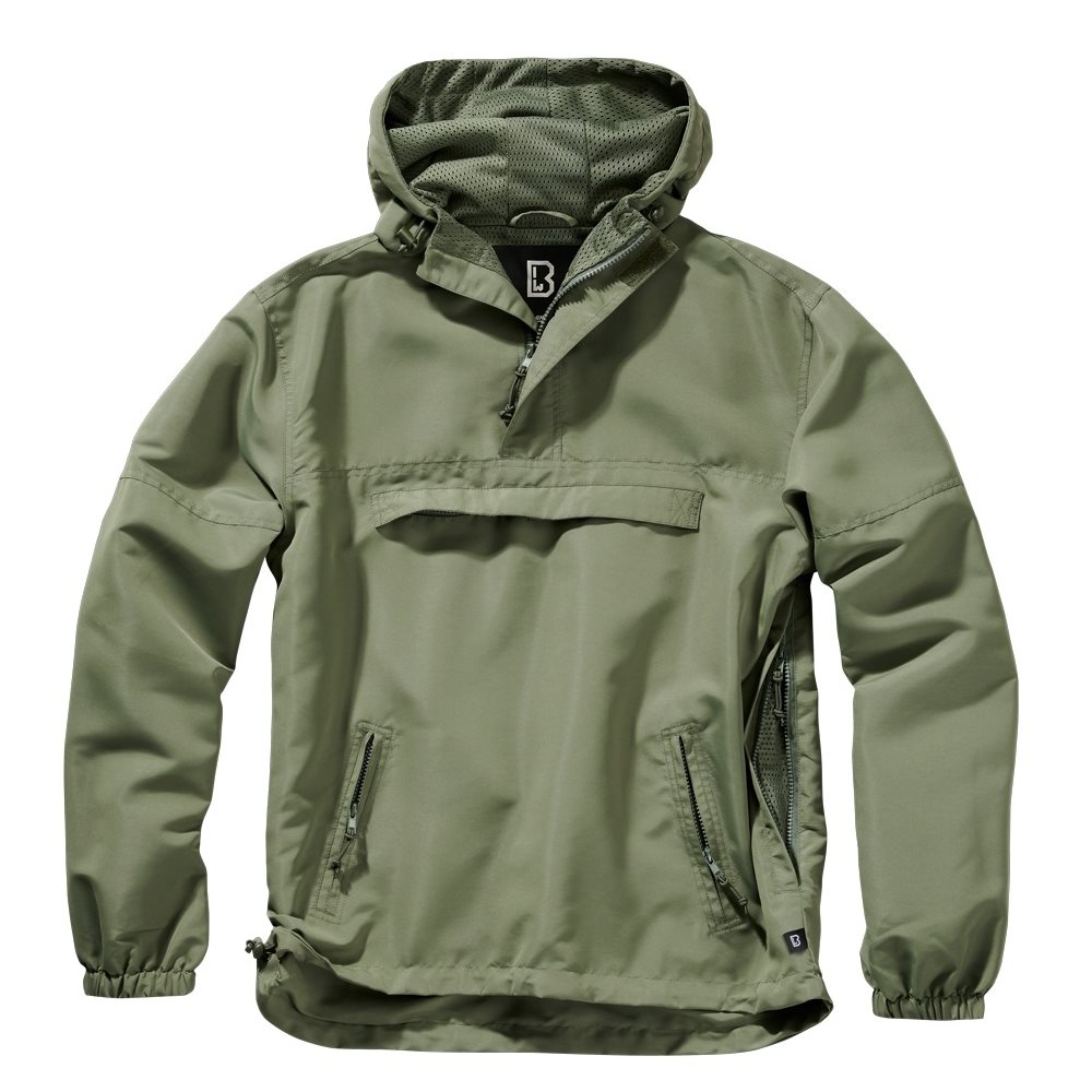 Levně Bunda SUMMER WINDBREAKER ZELENÁ