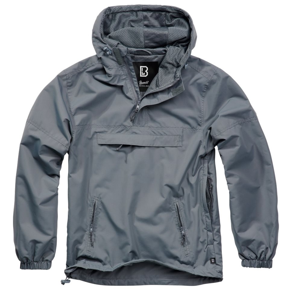 Levně Bunda SUMMER WINDBREAKER ŠEDÁ
