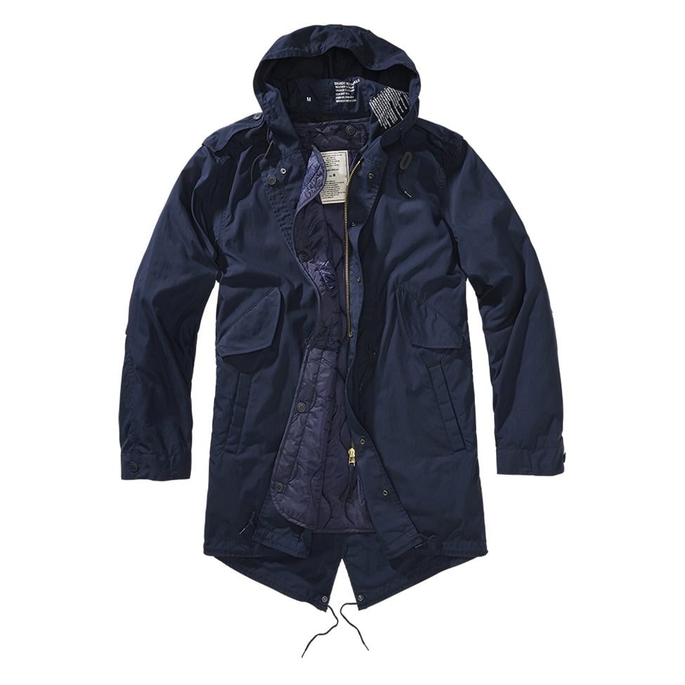Levně Bunda US M51 FISHTAIL PARKA MODRÁ