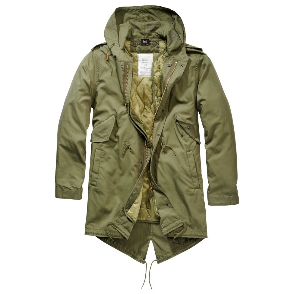 Levně Bunda US M51 FISHTAIL PARKA ZELENÁ