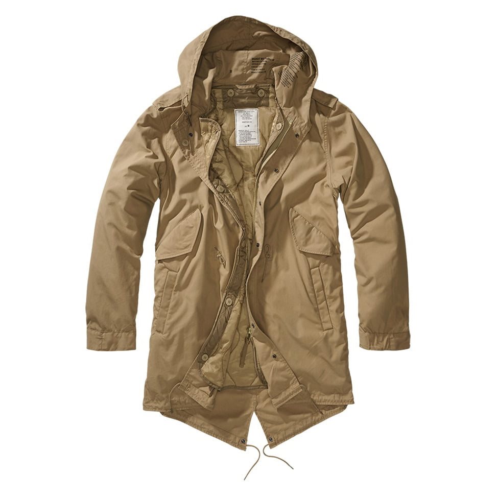 Levně Bunda US M51 FISHTAIL PARKA CAMEL PÍSKOVÁ