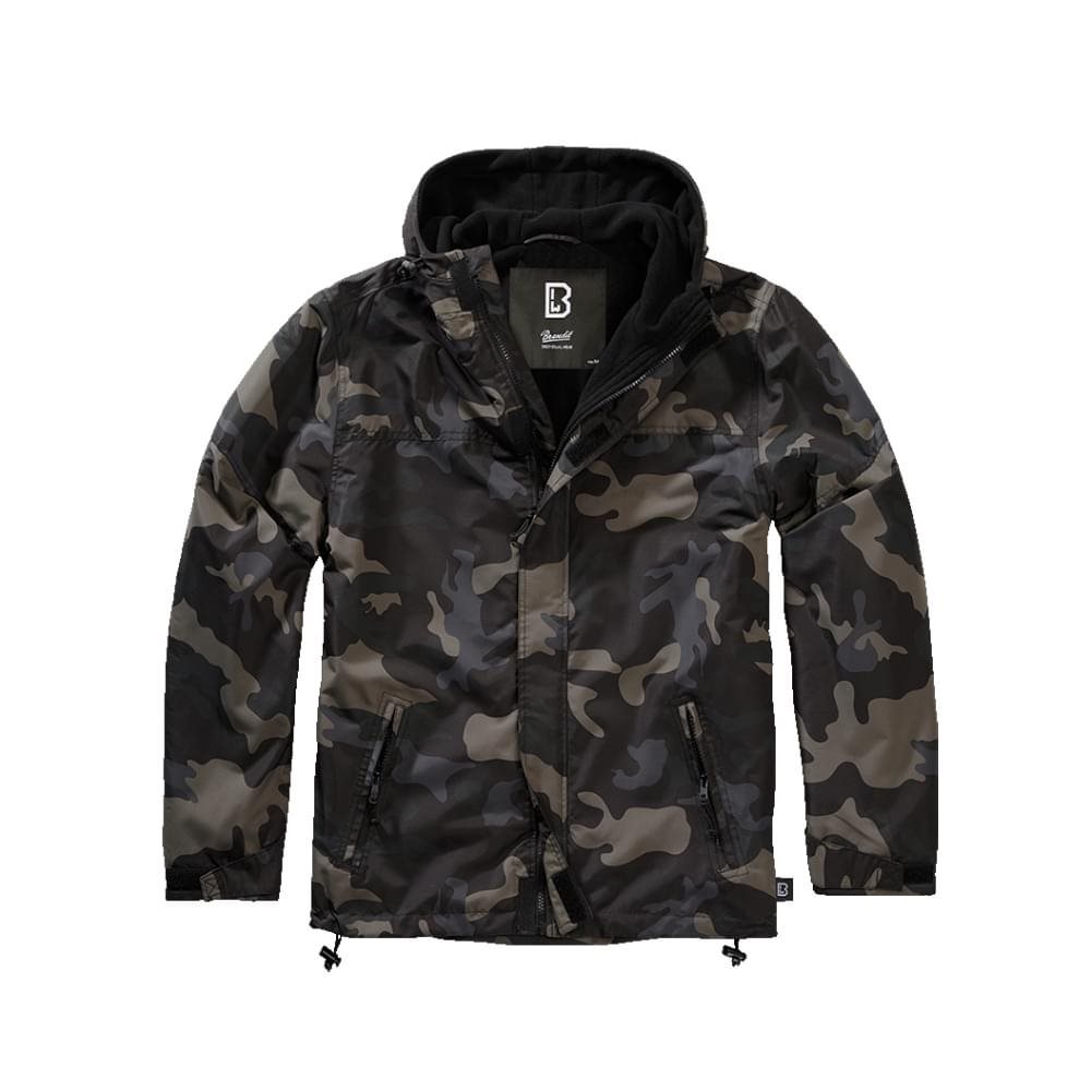 Bunda větrovka FRONTZIP WINDBREAKER DARK CAMO