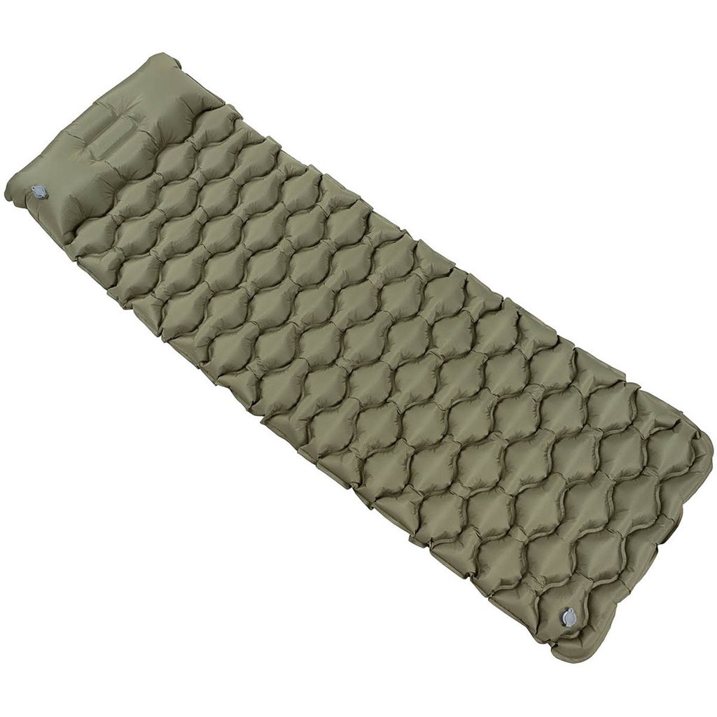 Levně MFH karimatka nafukovací 190 x 68 x 6,5 cm ZELENÁ