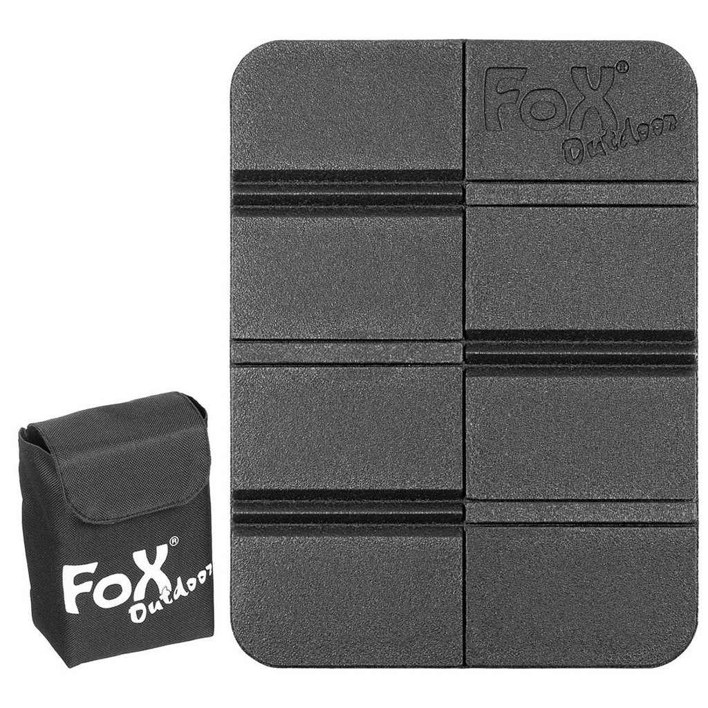 Levně FOX Outdoor podsedák THERMAL skládací s MOLLE pouzdrem ČERNÝ