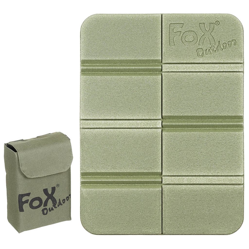 Levně FOX Outdoor podsedák THERMAL skládací s MOLLE pouzdrem ZELENÝ